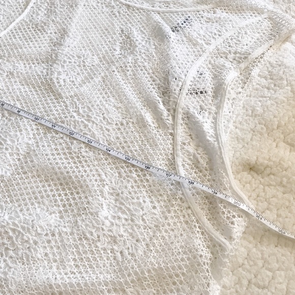 Zara White Crocheted Top (M) - Picture 4 of 7
